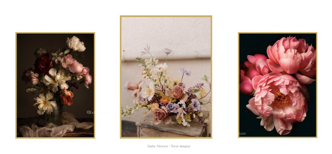 inspiration florale pour les photographes, designer floral